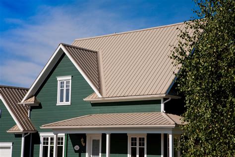 houses with tan metal roofs|tan metal roofing panels.